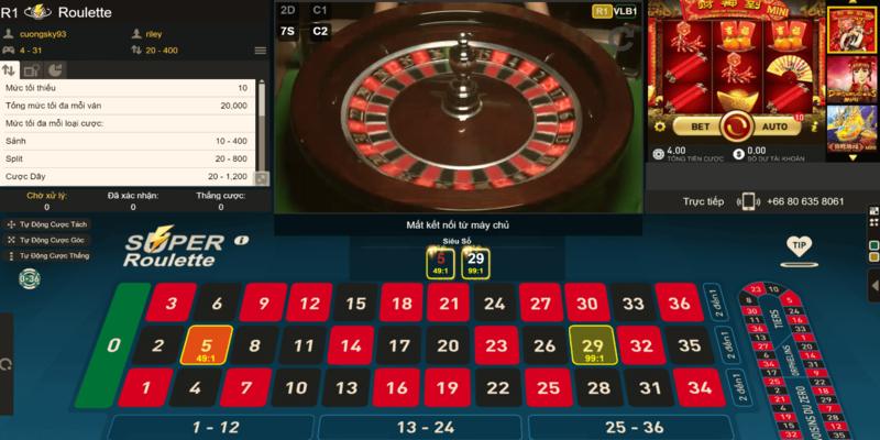 Các thuật ngữ thường gặp trong Roulette WW88